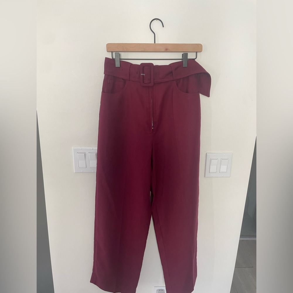 Sandro Pants In The Color Ruby - image 1